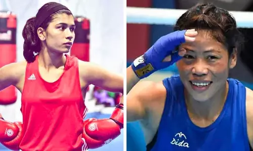 Mary Kom Nikhat Zareen Twitter reply congratulations world champion