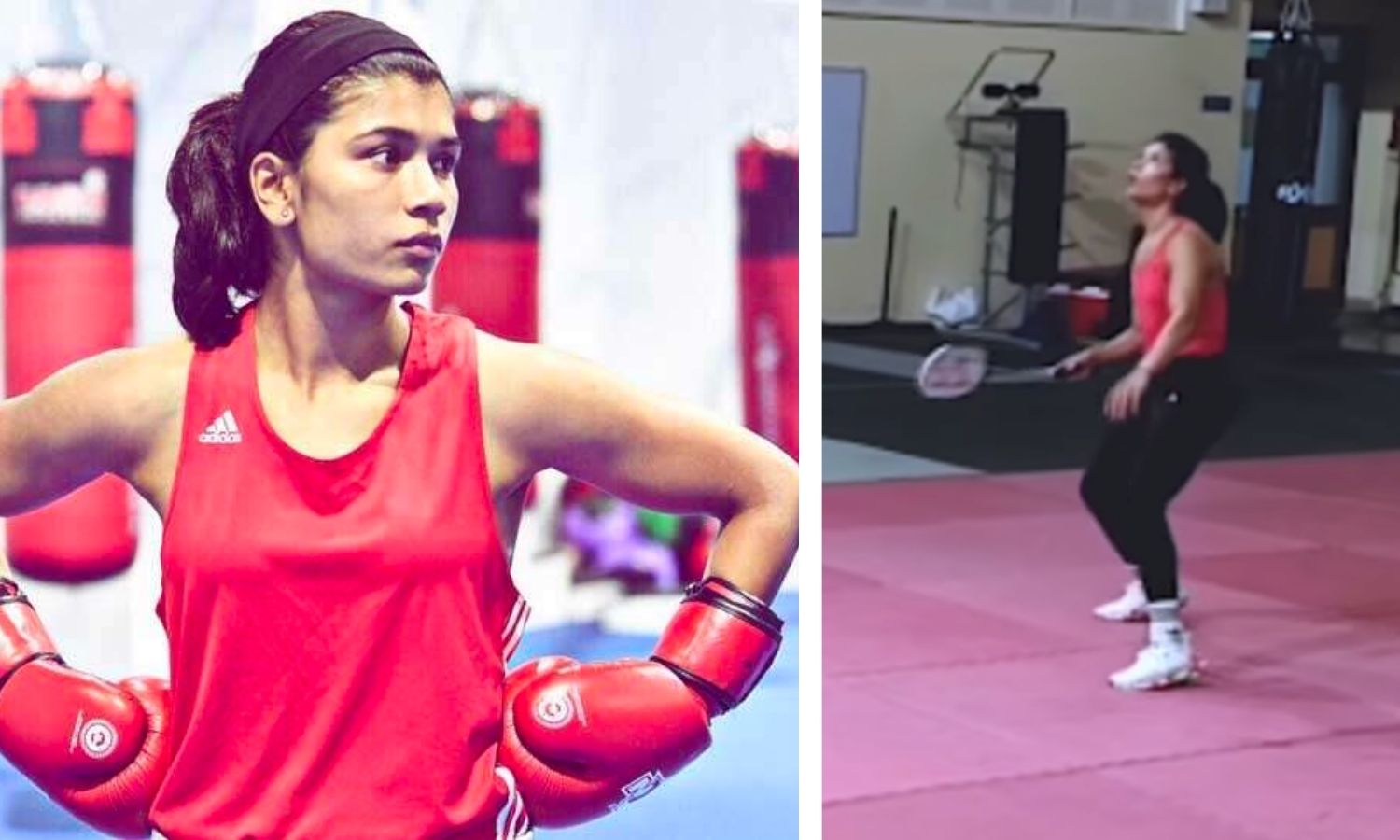 Boxing World Champion Nikhat Zareen exhibits off badminton abilities: WATCH