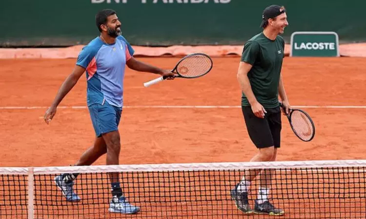 Rohan Bopanna and Matwe Middelkoop are into the quarterfinals of the French Open 2022 (Source: Getty)