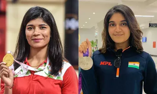 Nikhat Zareen and Esha Singh