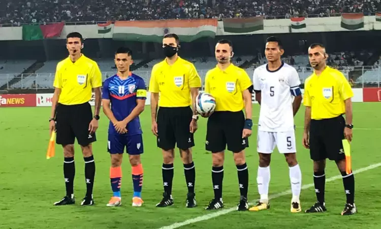 India take on Cambodia (Source: AIFF) India take on Cambodia (Source: AIFF)