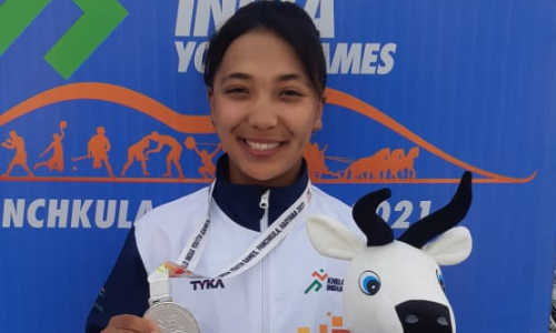 Borrowing wheels to compete, Ladakhs only woman cyclist wins silver medal in Khelo India Games