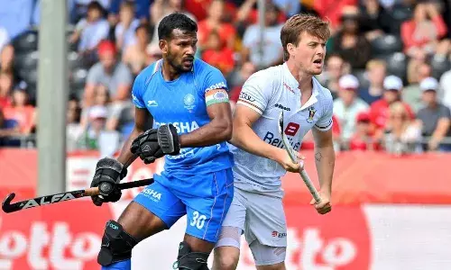 The Indian mens hockey team took on Belgium at the FIH Hockey Pro League (Source: Getty)