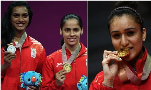 PV Sindhu Saina Nehwal Manika Batra Commonwealth Games