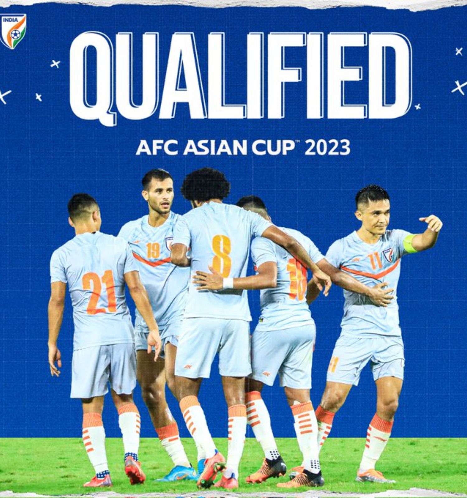 India Qualifies For 2023 AFC Asian Cup