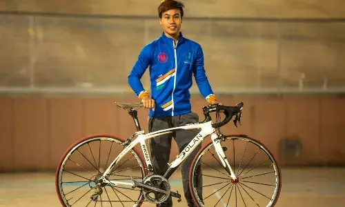 Indias ace cyclist Deborah Herold (Source: CFI)