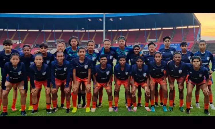 The Indian U-17 women The Indian U-17 women