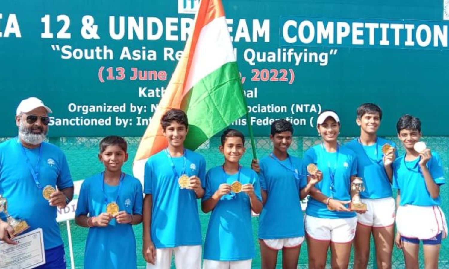 Tennis India crowned champions in ITF South Asian U12 Championships
