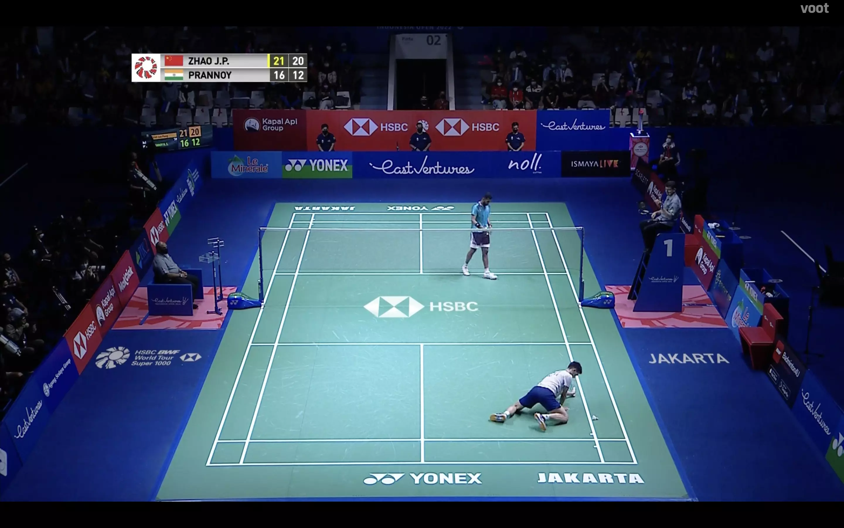 Indonesia Open 2022 HIGHLIGHTS HS Prannoy loses to Zhao Jun Peng — Scores, Updates, Blog