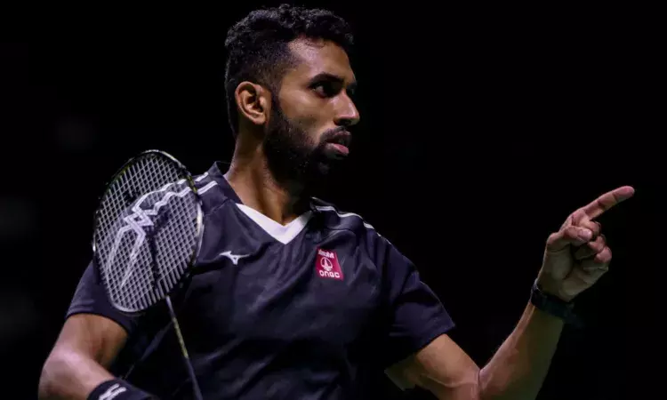 HS Prannoy at the Indonesia Open 2022 (Source: Badminton Photo) Semifinals