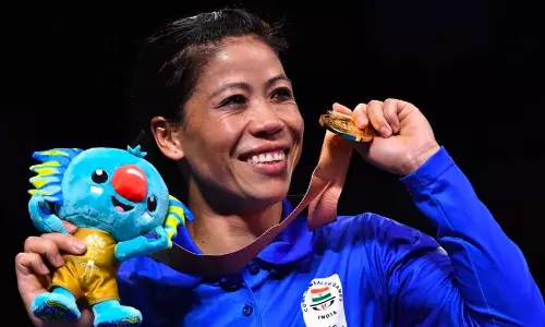Mary Kom at the 2018 CWG