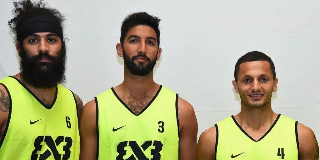 Bikramjit Gill, Kiran Shastri and Inderbir Gill (Source: FIBA)