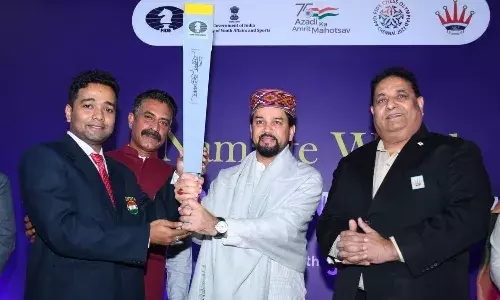 Anurag Thakur attended the Dharamshala leg of the Chess Olympiad relay