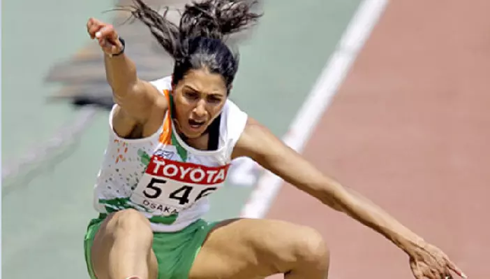 Anju Bobby George became first female athlete India to win any medal at CWG