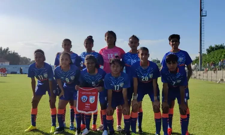 India U-17 womens team suffers 1-3 loss to Chile
