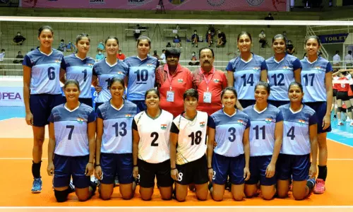 Indian womens volleyball team