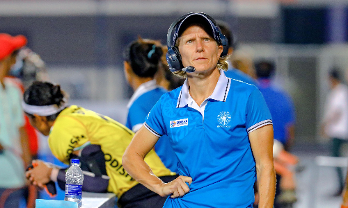 Indian womens hockey team coach Janneke Schopman (Source: Hockey India)