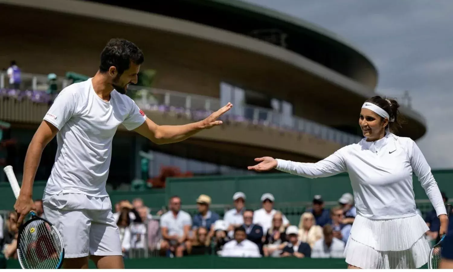 Sania Mirza/Mate Pavic storm into first-ever Wimbledon Mixed Doubles semi-final