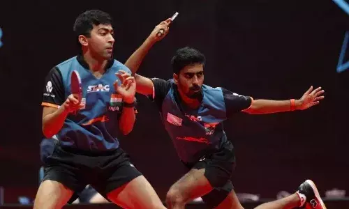 Harmeet Desai and Sathiyan Gnanasekaran
