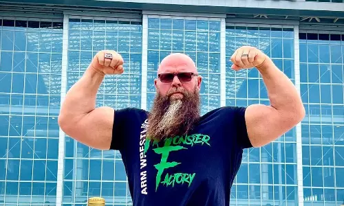 Michael Todd is a 23-time World Champion in Arm-Wrestling