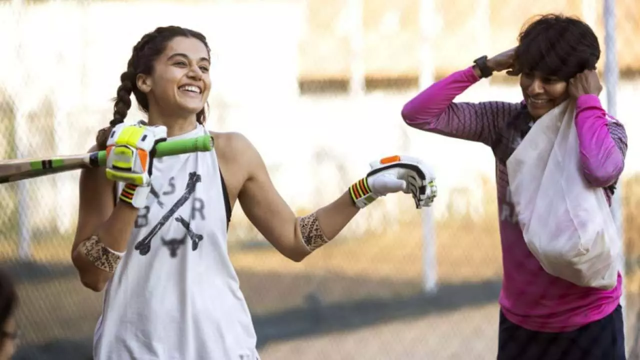 Taapsee Pannu with coach Nooshin Al Khadeer (Source: Twitter)