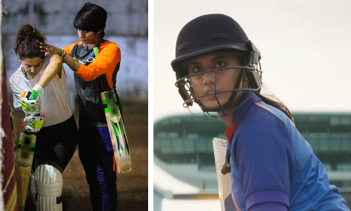 Former India team player Nooshin Al Khadeer has helped train Taapsee Pannu for her portrayal of Mithali Raj in the latterss biopic