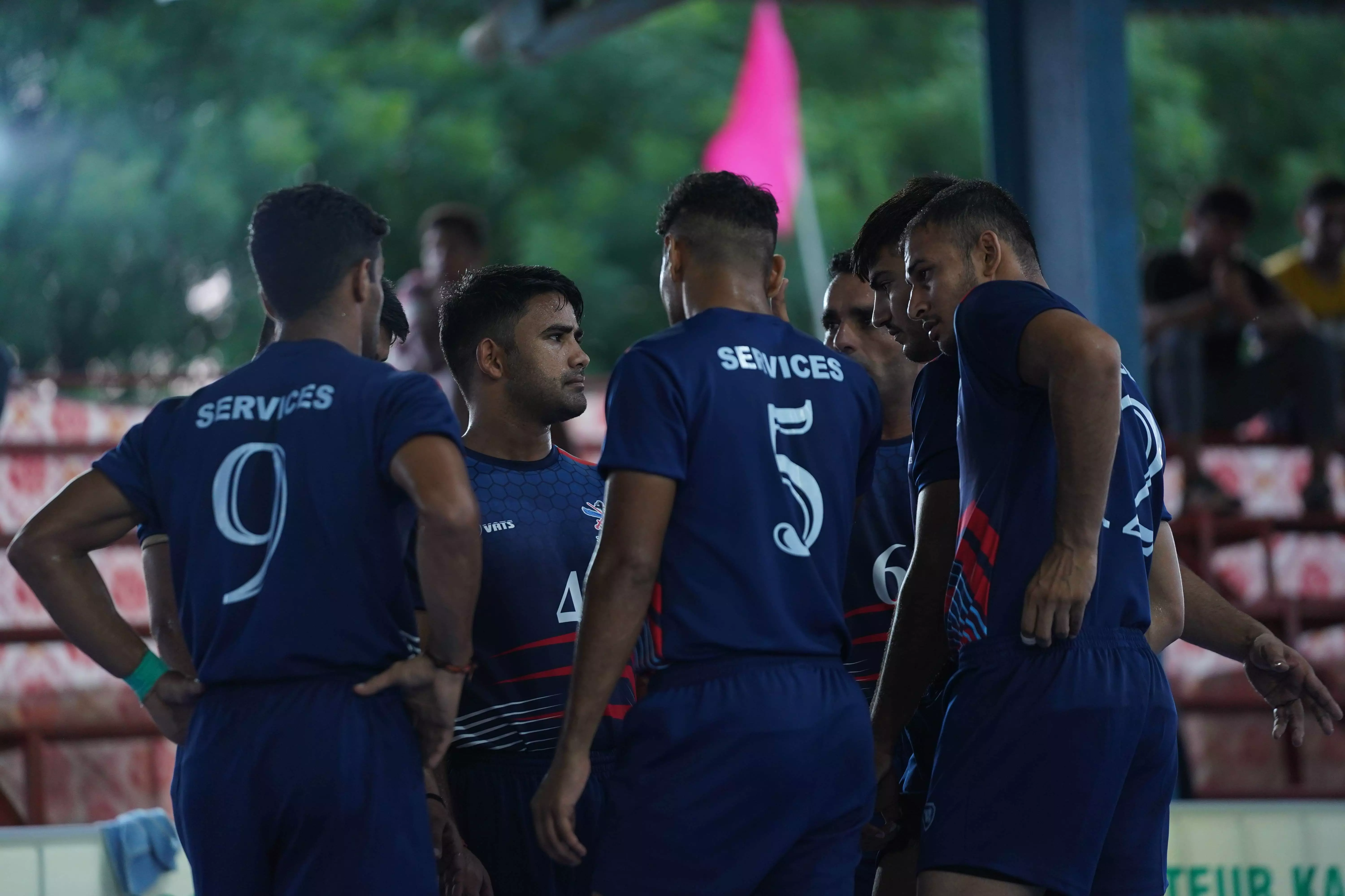 A strong Services unit thrashed Assam on the way to their first win. 