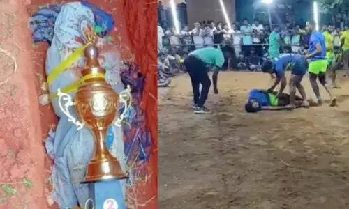 Kabaddi player passes away during match after being pinned down