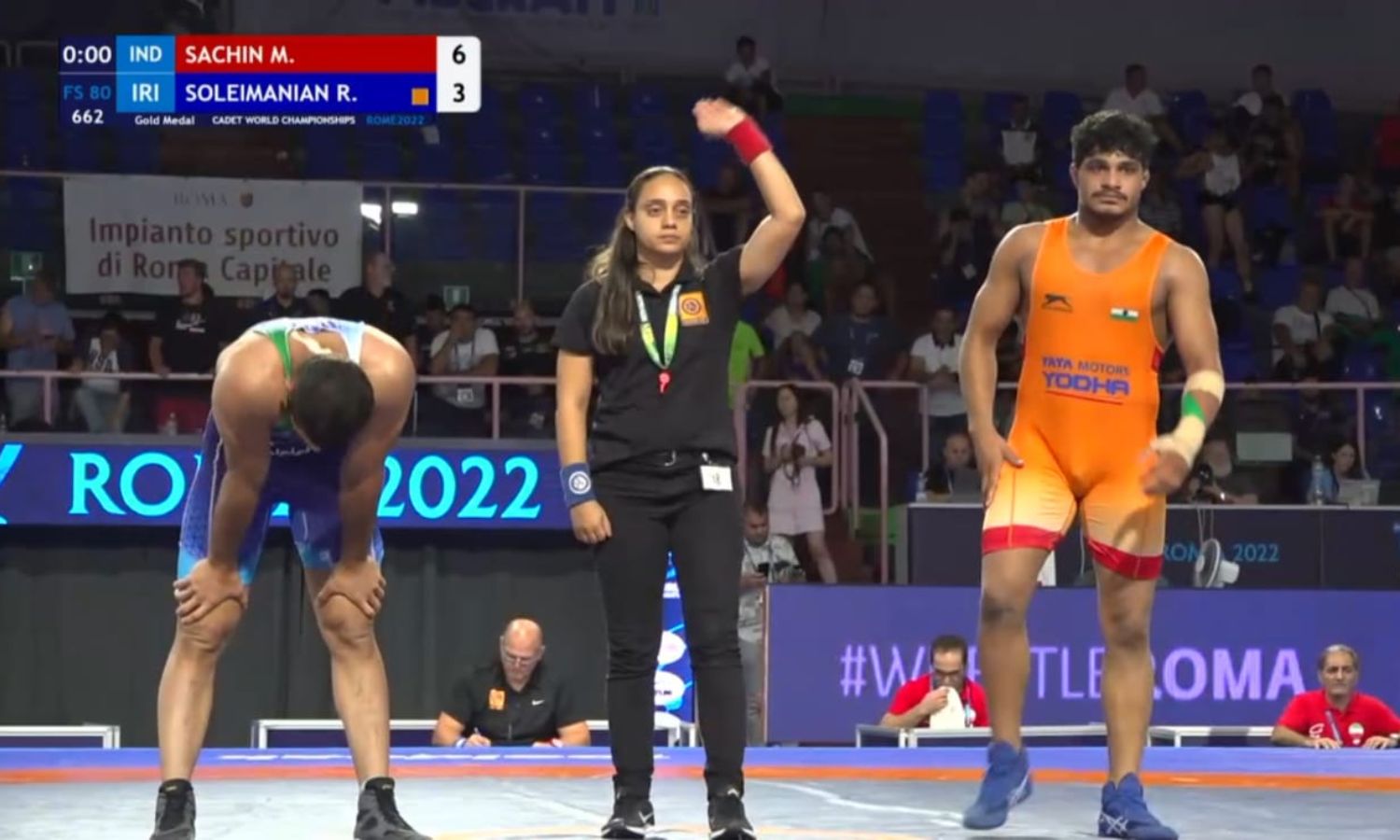 U17 World Wrestling Championships Sachin More wins gold in Men's