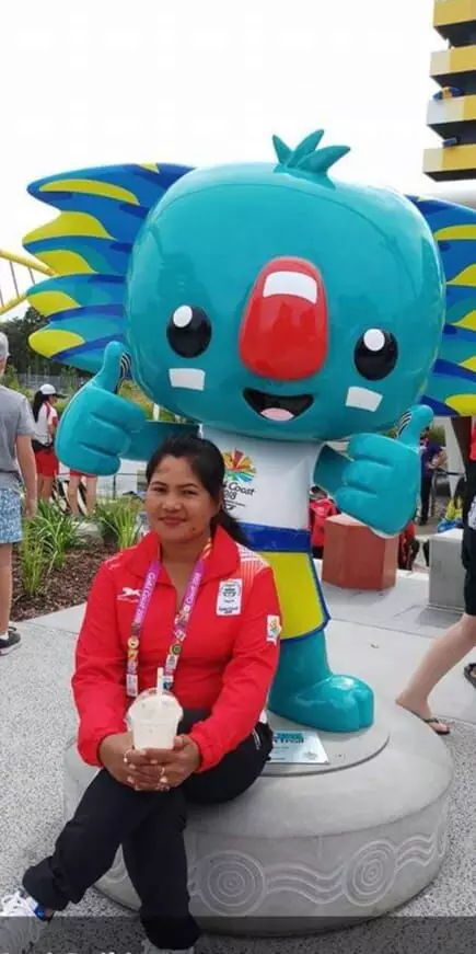 Nayanmoni Saikia at the 2018 Commonwealth Games