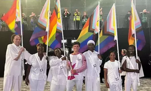 Commonwealth Games 2022: Dutee Chand hoists Pride flag during the opening ceremony