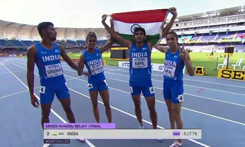 WATCH: Indian U-20 Mixed 4x400m Relay team clocks better timing than senior team in Tokyo Olympics