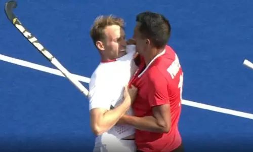 WATCH: Canadas Balraj Panesar gets rare red card after brawl in hockey match WATCH: Canadas Balraj Panesar gets rare red card after brawl in hockey match