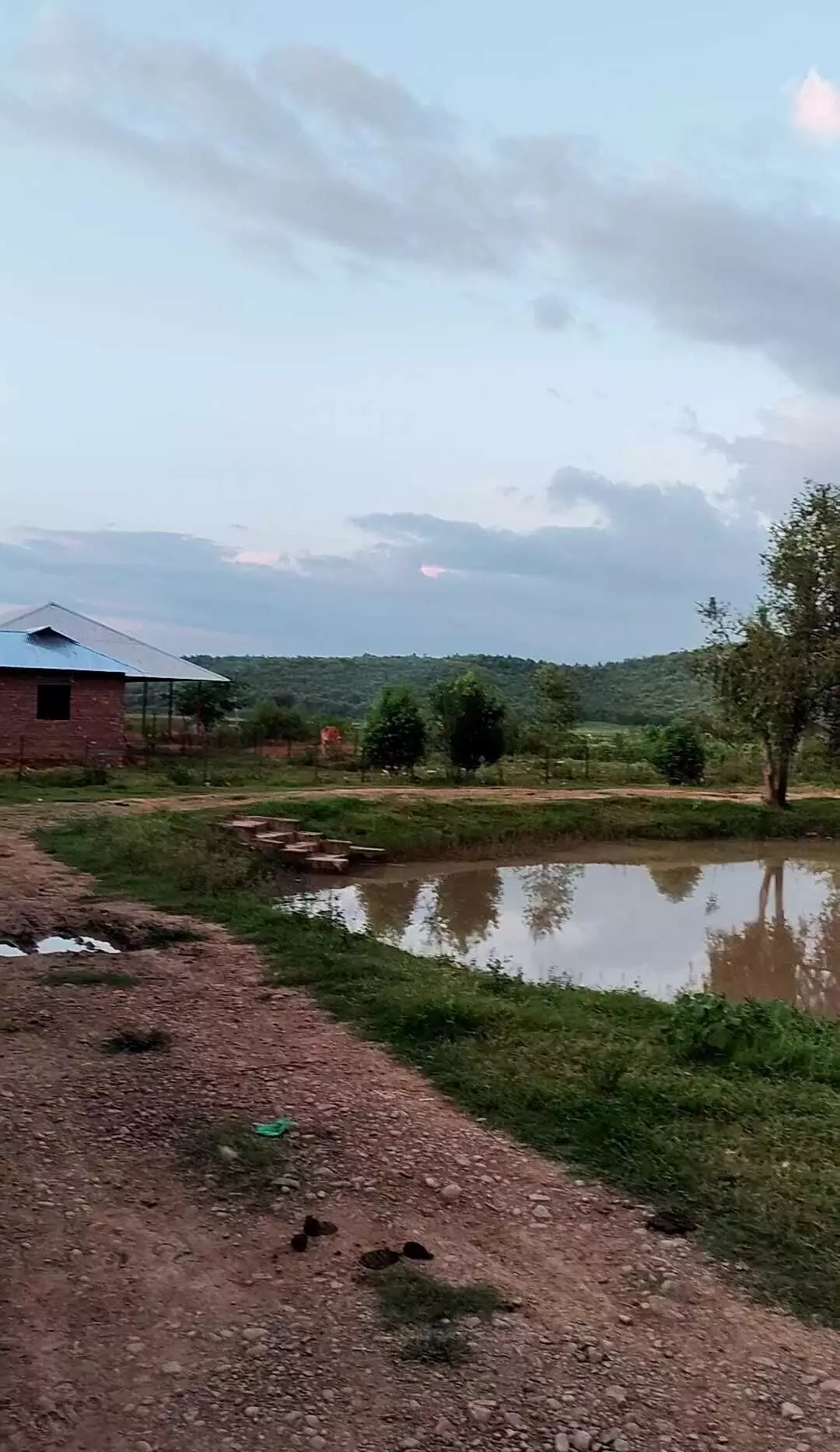 The road leading to Mirabai Chanus house