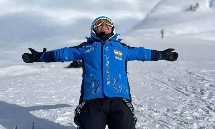 Skiing sensation Aanchal Thakur finds freedom in the outdoors Skiing sensation Aanchal Thakur finds freedom in the outdoors