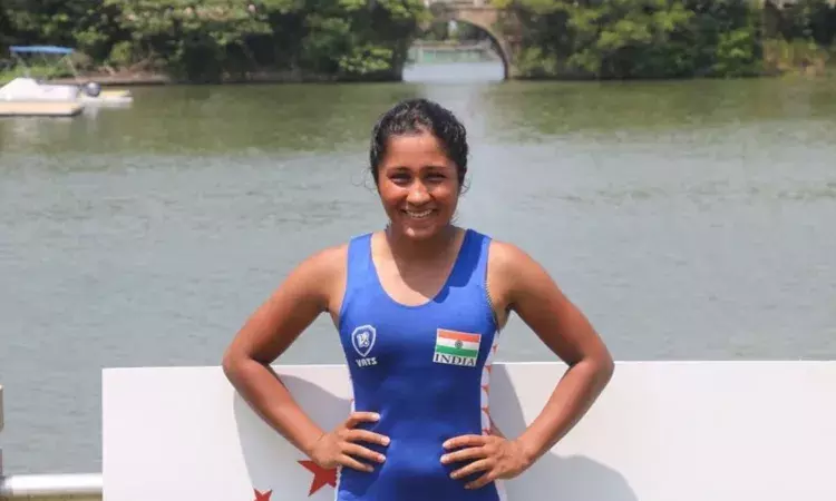 Yoga calms me down, says national-level rower Aishwarya Krishnan