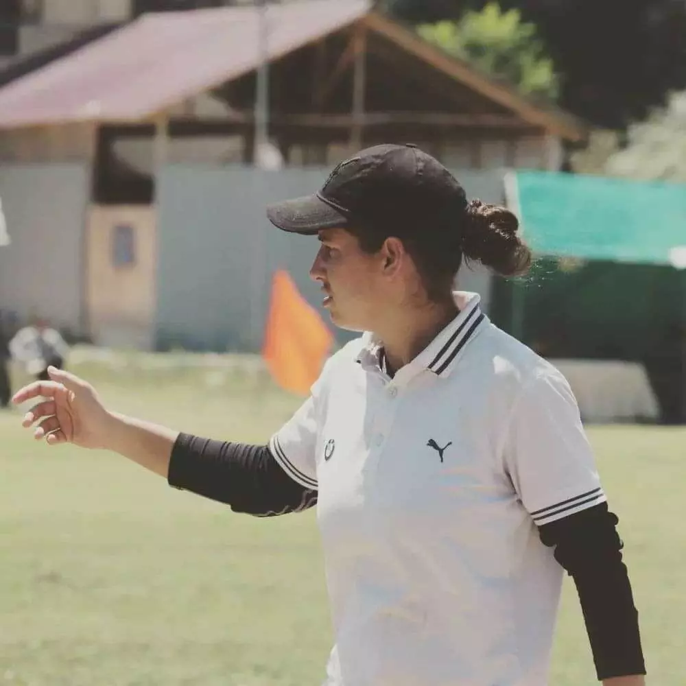 Having played for J&K for the last three years, Insha Mir now captains the Baramulla Government College womens cricket team.