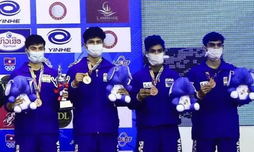 Asian Junior & Cadet Table Tennis: India wins bronze in U19 Boys Team
