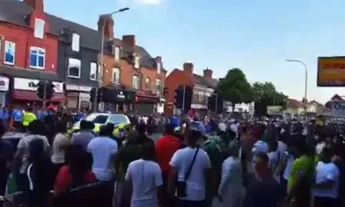 UK police issue appeal after violence over India-Pakistan cricket match
