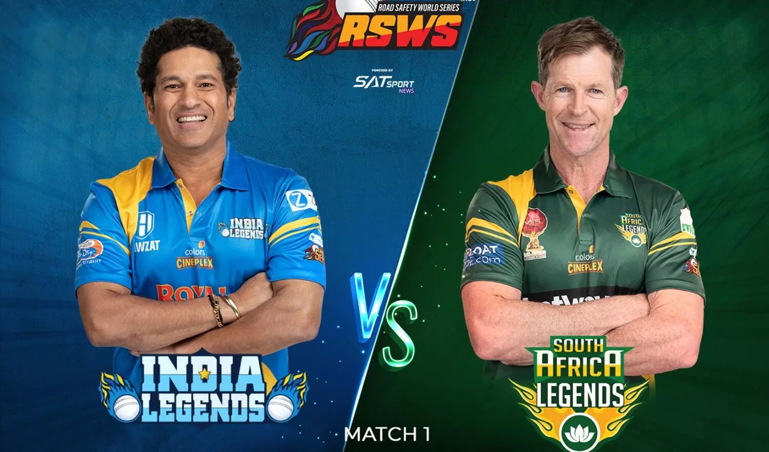 India Legends vs South Africa Legends