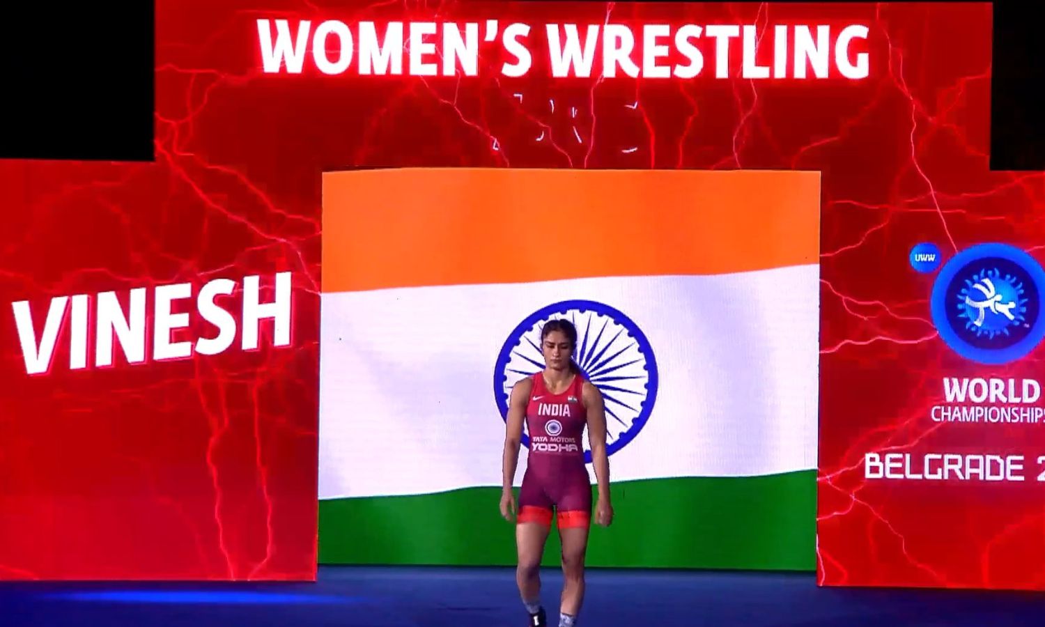 WATCH Vinesh Phogat's medalwinning moment at 2022 World Wrestling