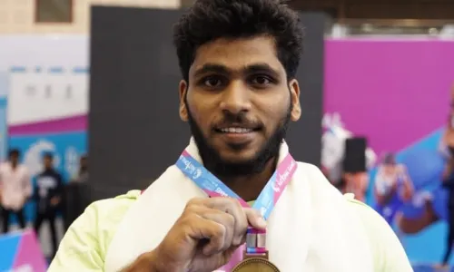 National Games: Tamil Nadus N Ajith returns to native village known for weightlifters National Games: Tamil Nadus N Ajith returns to native village known for weightlifters