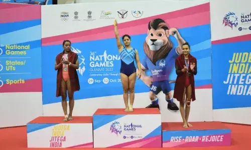 Gymnastics: Bengals Pranati Nayak, Tripuras Protishta Samanta win 2 gold each Gymnastics: Bengals Pranati Nayak, Tripuras Protishta Samanta win 2 gold each