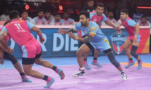 Pro Kabaddi 2022: UP Yoddhas defeats Jaipur Pink Panthers on last raid