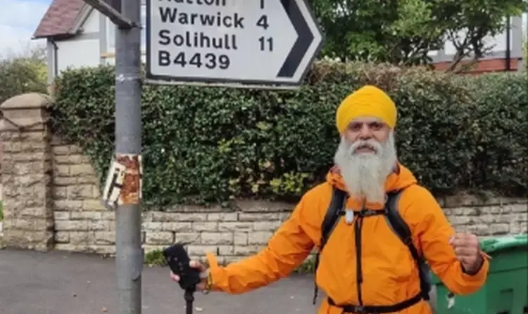 49-year-old walks 200km in 3 days