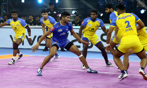 Pro Kabaddi 2022: Haryana Steelers continue winning run against Pawan-less Tamil Thalaivas