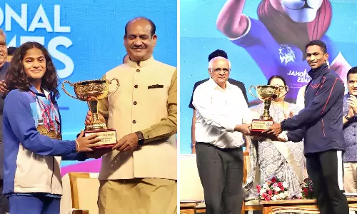 National Games: Sajan and Hashika secure Best Athlete Awards at National Games