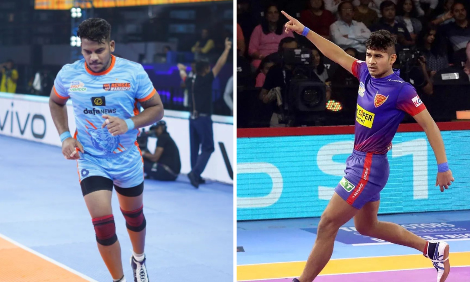 Pro Kabaddi 2022: Naveen and Girish dominate point charts - Top ...