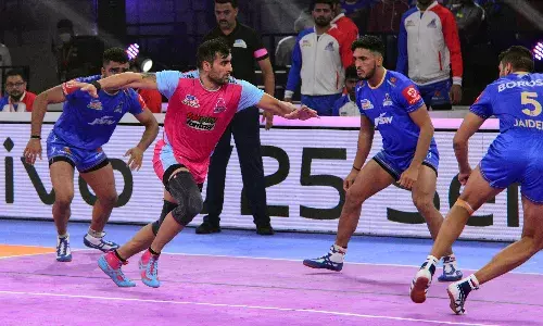 Pro Kabaddi 2022: Rahul Chaudhari shows good form as Jaipur Pink Panthers defeat Haryana Steelers