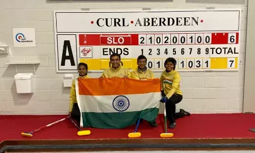 India registers first win at World Curling Championships